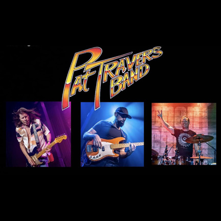 Photo Pat Travers, David Pastorius, Alex Petrosky